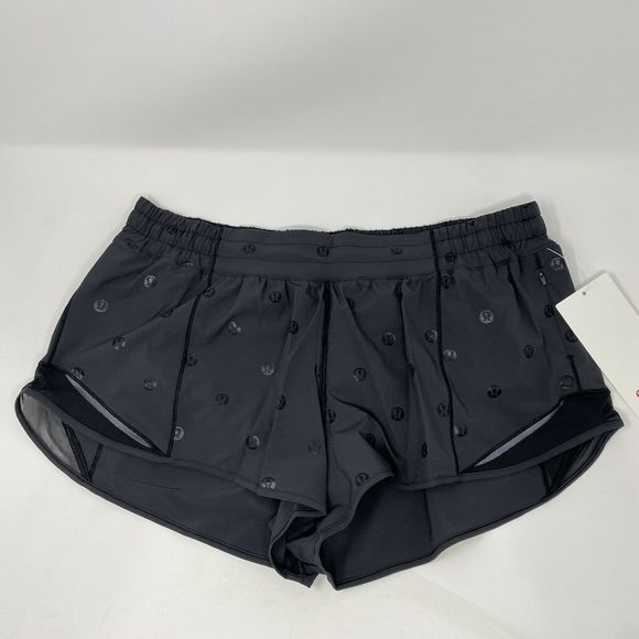 lululemon logo shorts